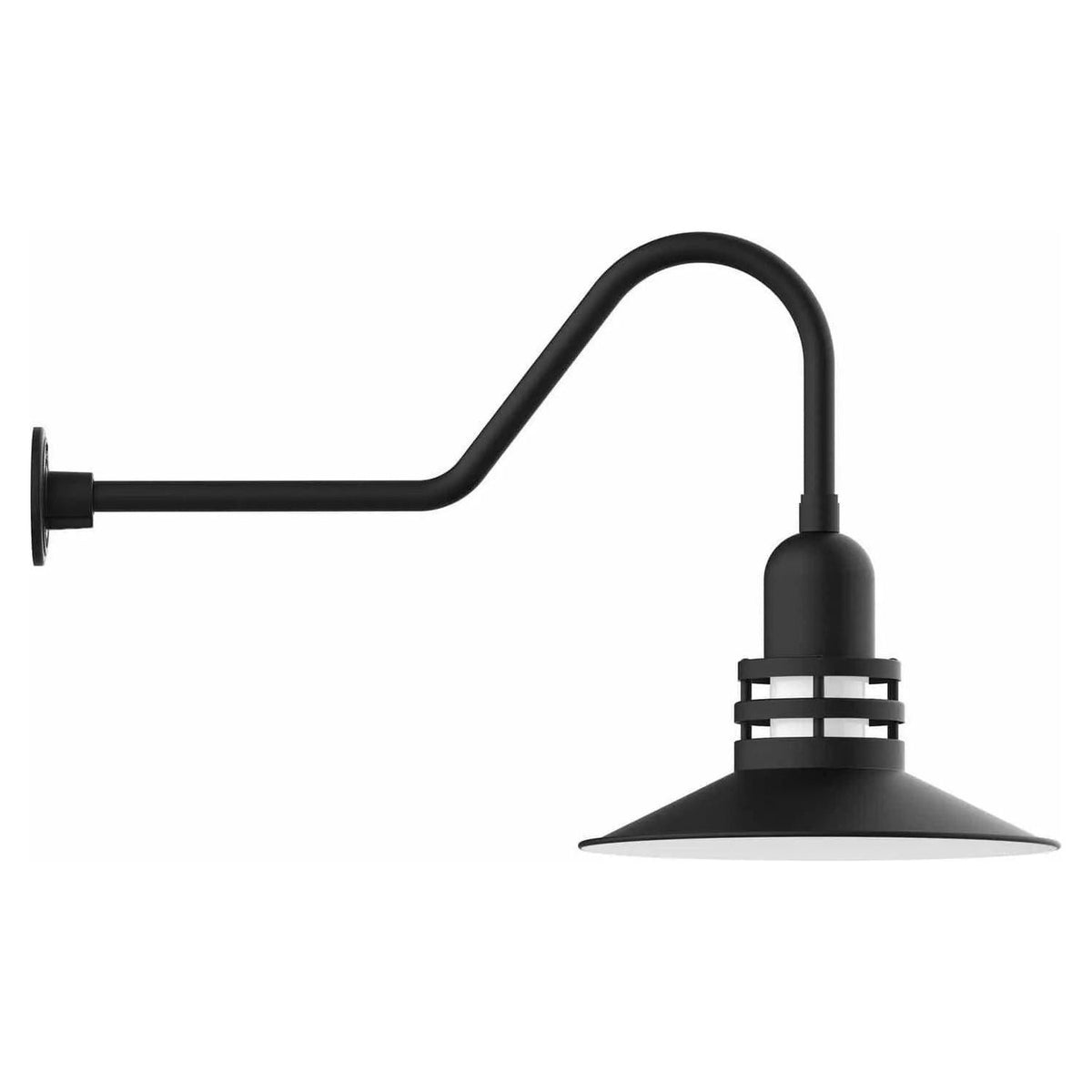 Montclair Light Works - Atomic 16" Gooseneck Wall Light - GNC149-41 | Montreal Lighting & Hardware