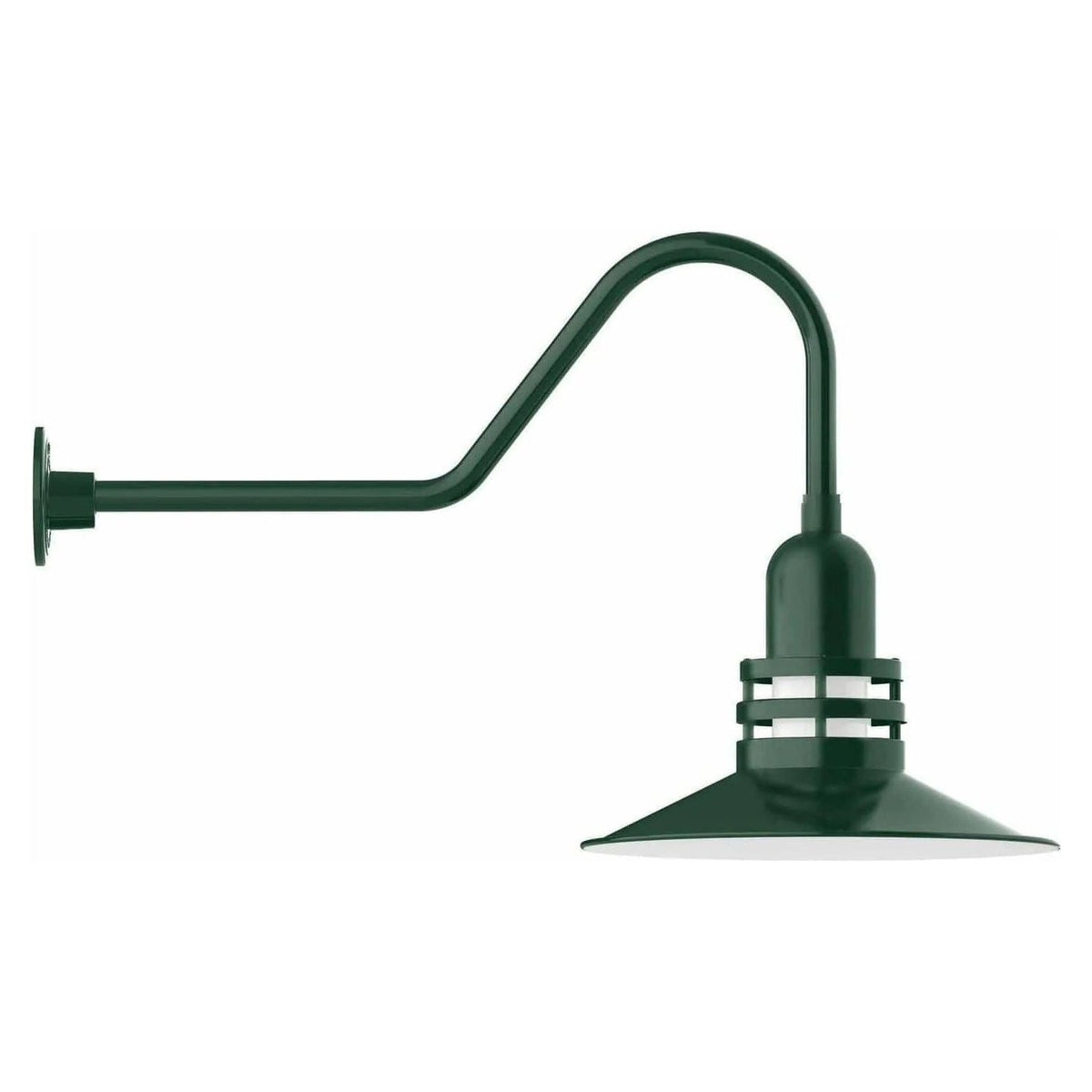 Montclair Light Works - Atomic 16" Gooseneck Wall Light - GNC149-42 | Montreal Lighting & Hardware