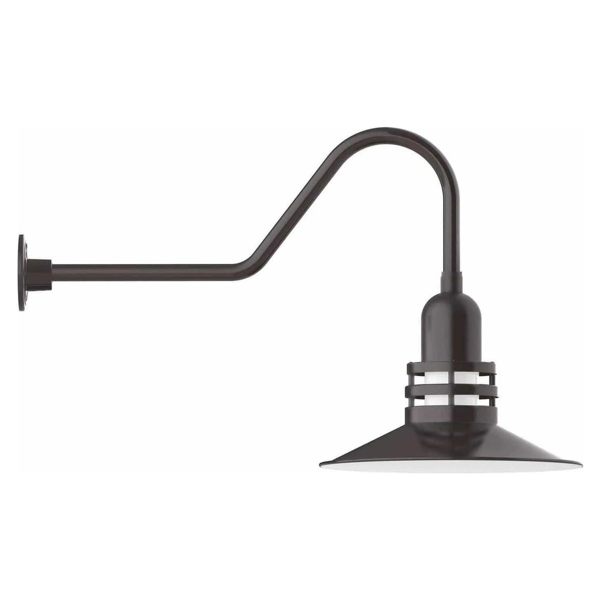Montclair Light Works - Atomic 16" Gooseneck Wall Light - GNC149-51 | Montreal Lighting & Hardware