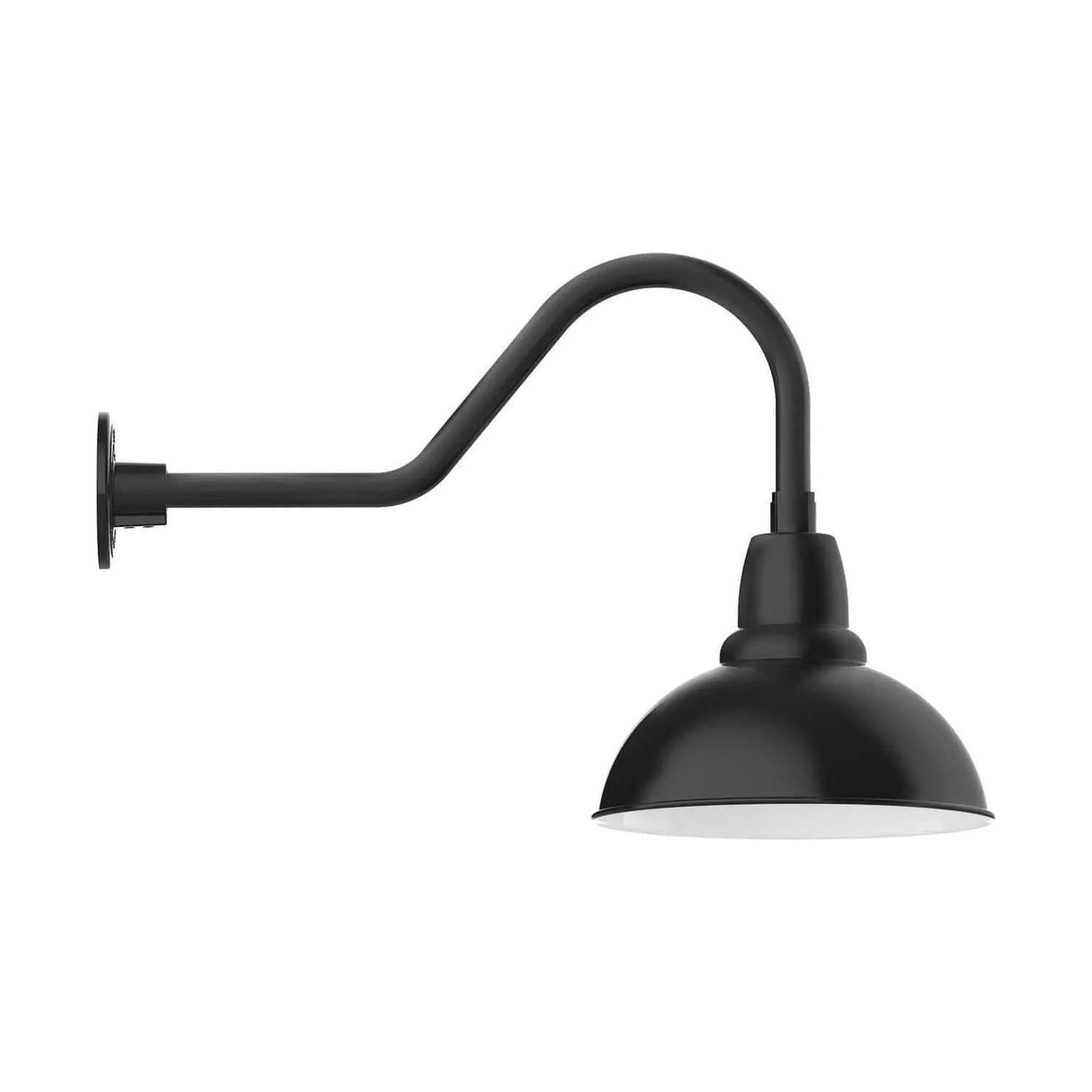 Montclair Light Works - Cafe 12" Gooseneck Wall Light - GNB106-41 | Montreal Lighting & Hardware