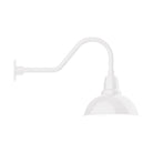 Montclair Light Works - Cafe 12" Gooseneck Wall Light - GNB106-44 | Montreal Lighting & Hardware