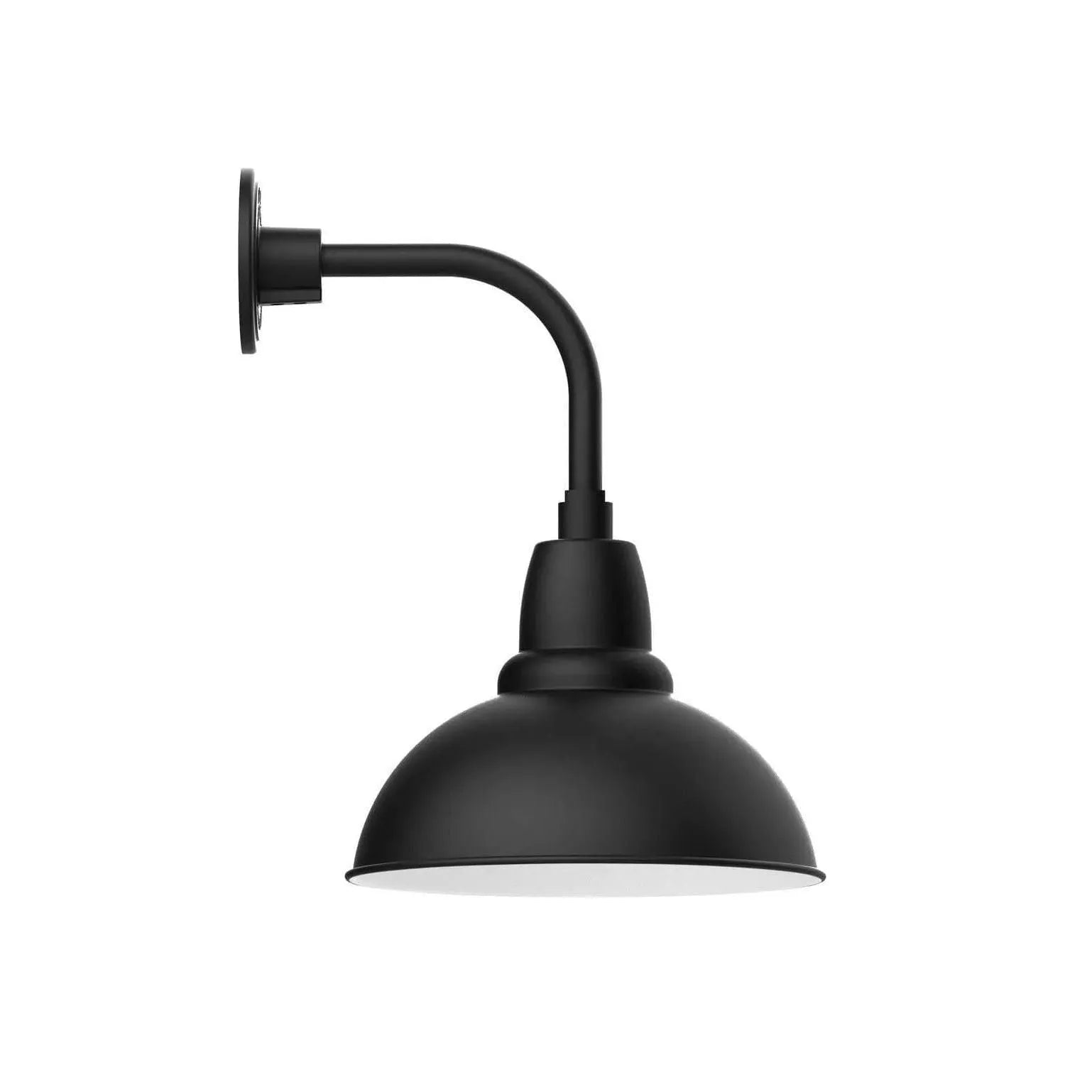 Montclair Light Works - Cafe 12 Inch Curved Arm Wall Light - GNT106-41 | Montreal Lighting & Hardware