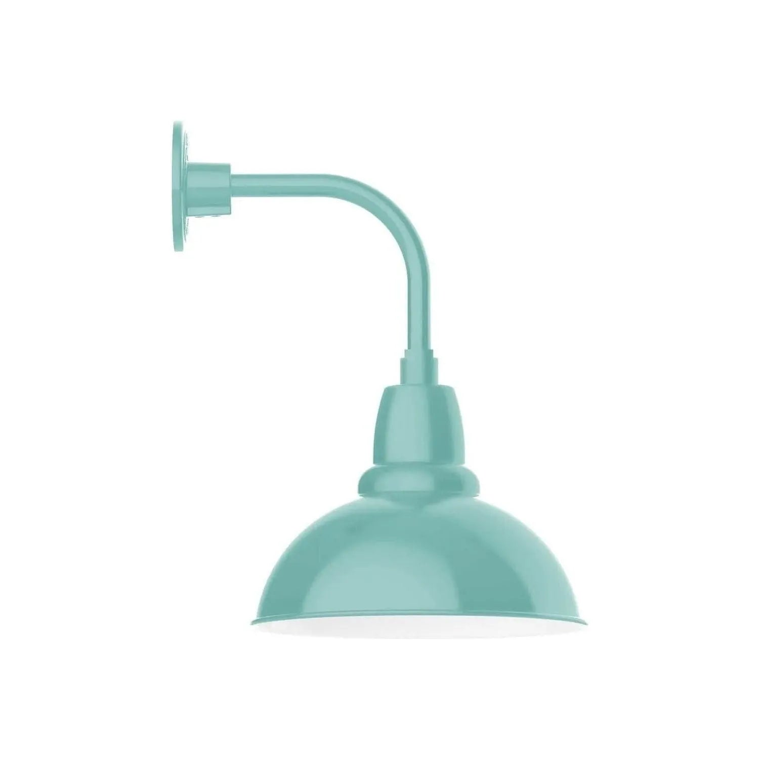 Montclair Light Works - Cafe 12 Inch Curved Arm Wall Light - GNT106-48 | Montreal Lighting & Hardware