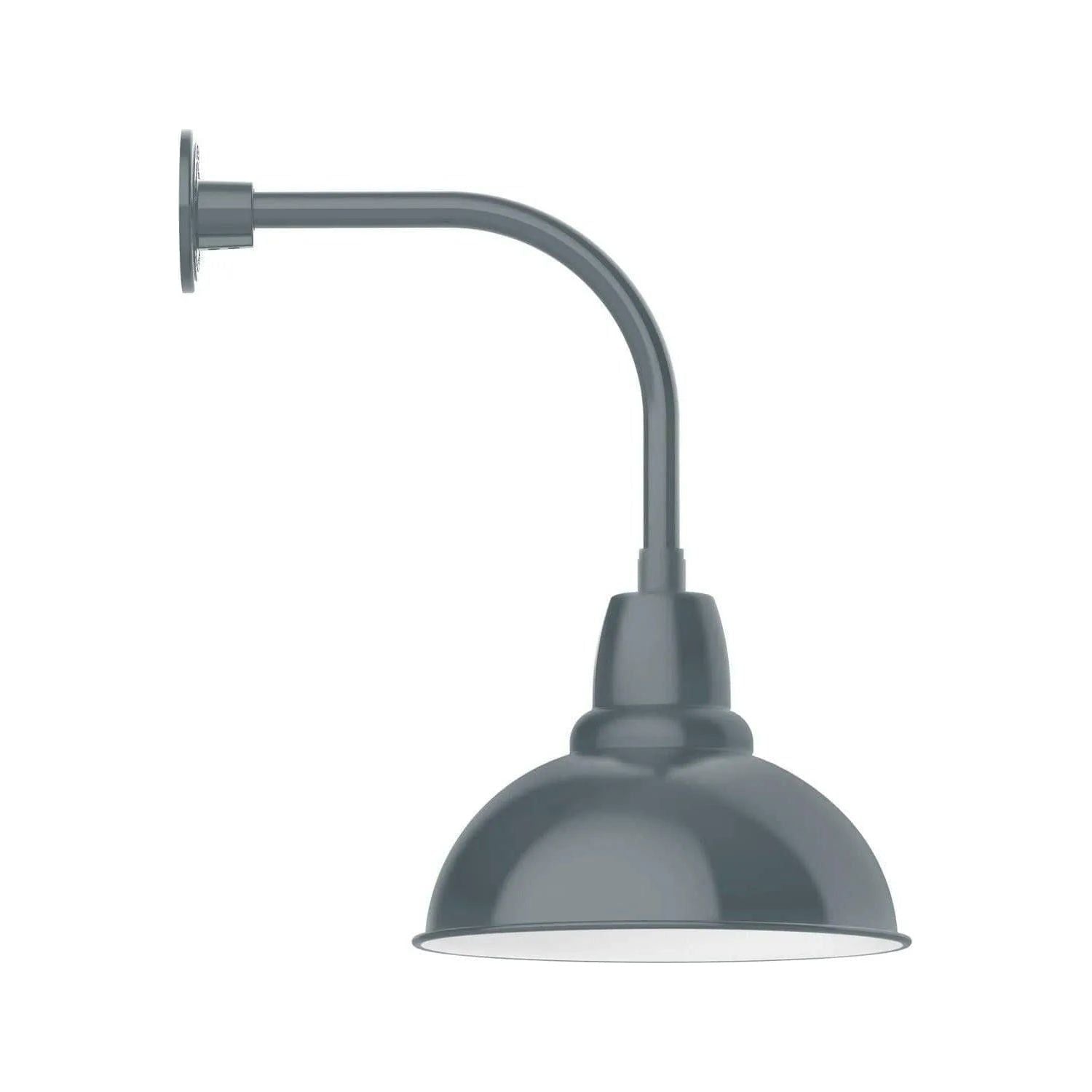 Montclair Light Works - Cafe 14" Curved Arm Wall Light - GNU107-40 | Montreal Lighting & Hardware