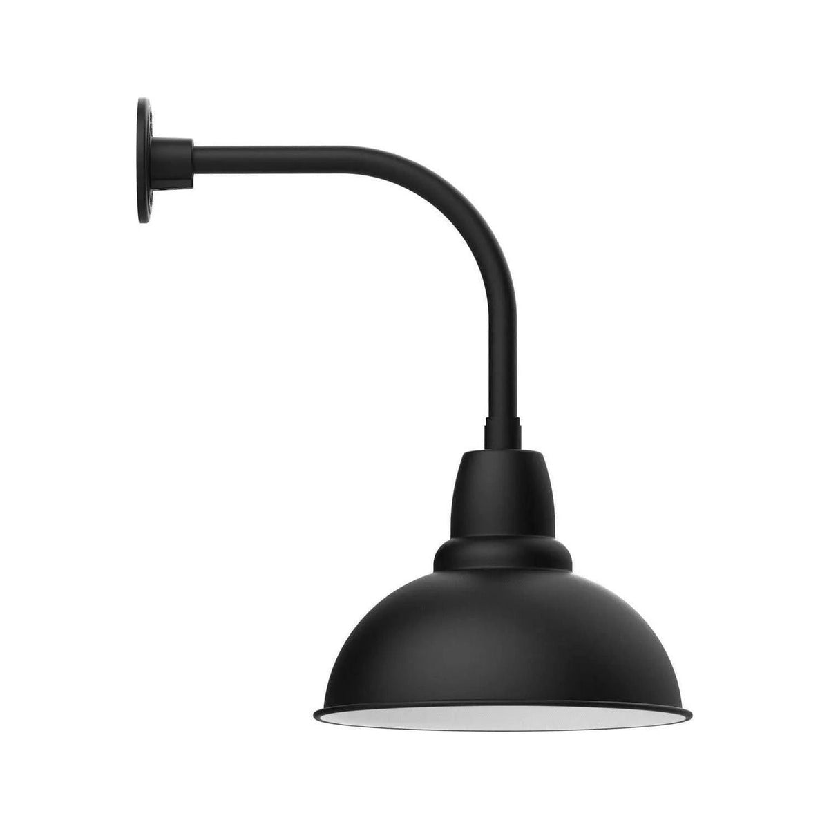 Montclair Light Works - Cafe 14" Curved Arm Wall Light - GNU107-41 | Montreal Lighting & Hardware