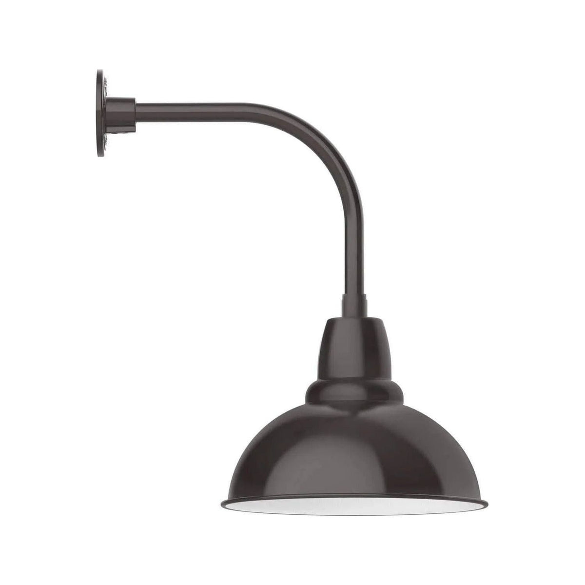 Montclair Light Works - Cafe 14" Curved Arm Wall Light - GNU107-51 | Montreal Lighting & Hardware