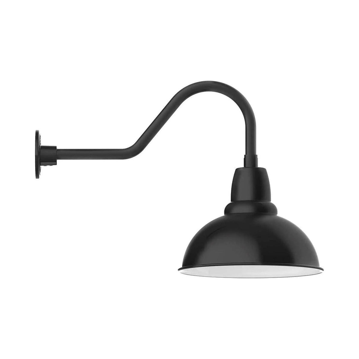 Montclair Light Works - Cafe 14" Gooseneck Wall Light - GNB107-41 | Montreal Lighting & Hardware