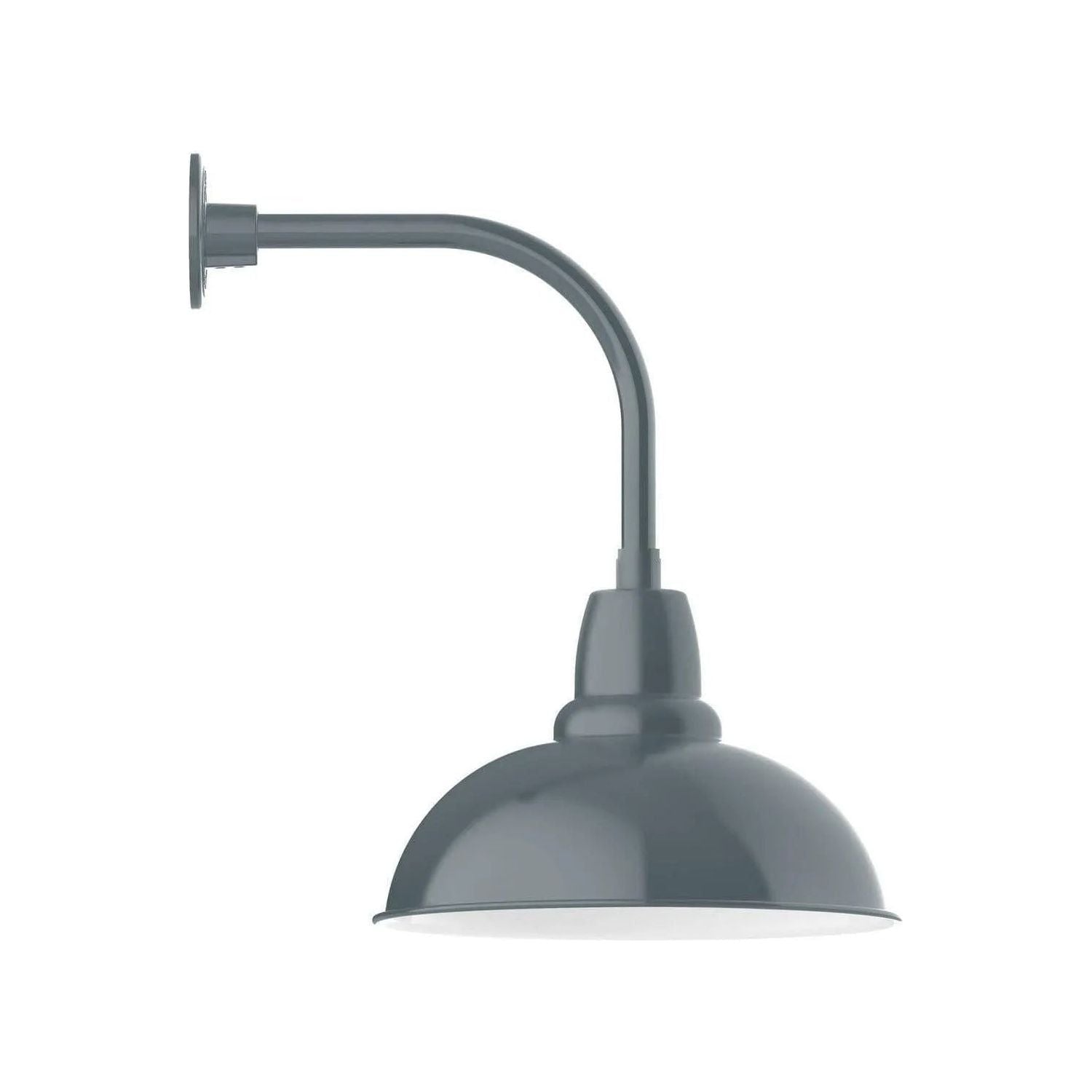 Montclair Light Works - Cafe 16" Curved Arm Wall Light - GNU108-40 | Montreal Lighting & Hardware