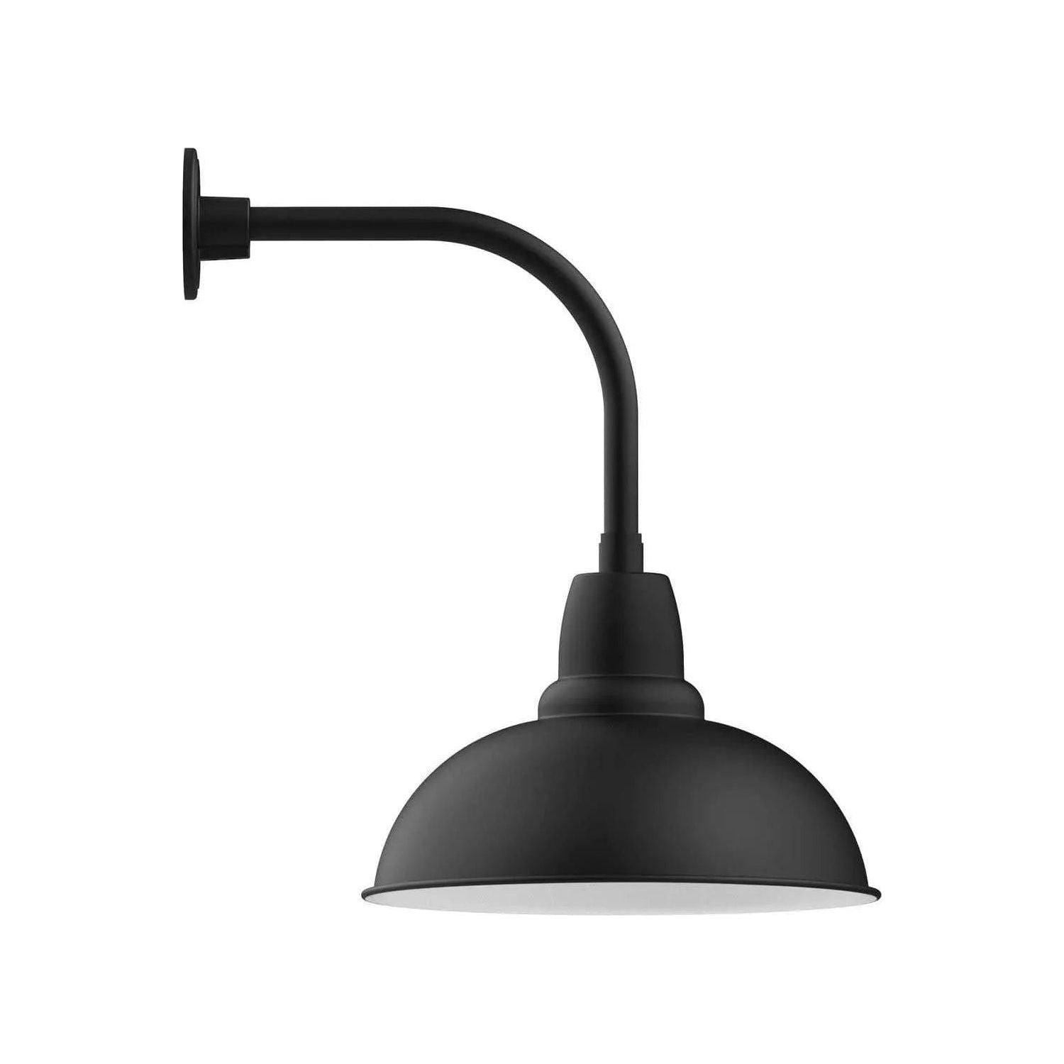 Montclair Light Works - Cafe 16" Curved Arm Wall Light - GNU108-40 | Montreal Lighting & Hardware