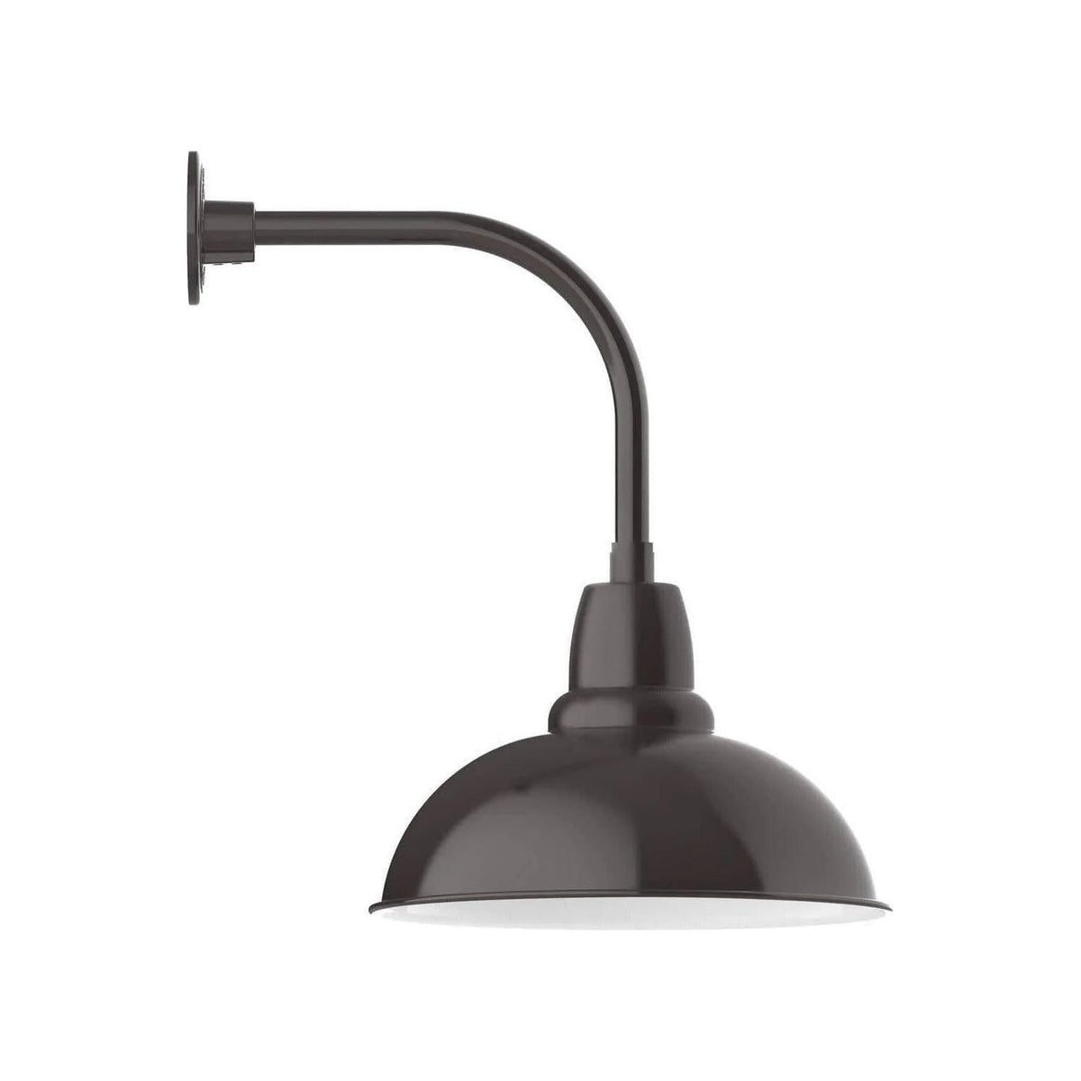 Montclair Light Works - Cafe 16" Curved Arm Wall Light - GNU108-51 | Montreal Lighting & Hardware