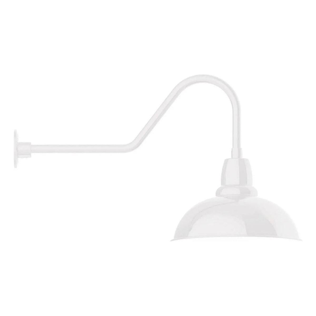 Montclair Light Works - Cafe 16" Gooseneck Wall Light - GNC108-44 | Montreal Lighting & Hardware