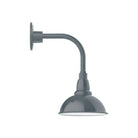 Montclair Light Works - Cafe 8" Curved Arm Wall Light - GNT105-40 | Montreal Lighting & Hardware