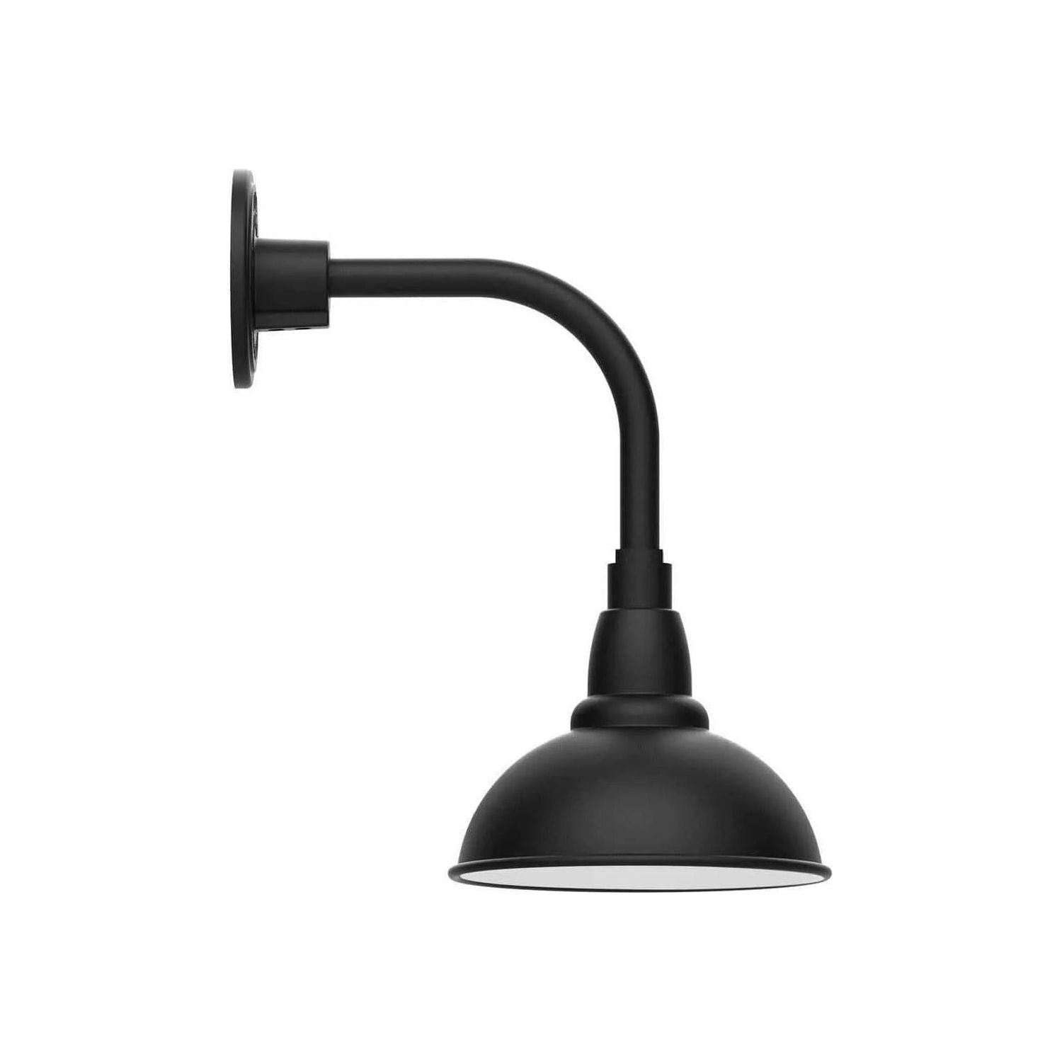 Montclair Light Works - Cafe 8" Curved Arm Wall Light - GNT105-41 | Montreal Lighting & Hardware