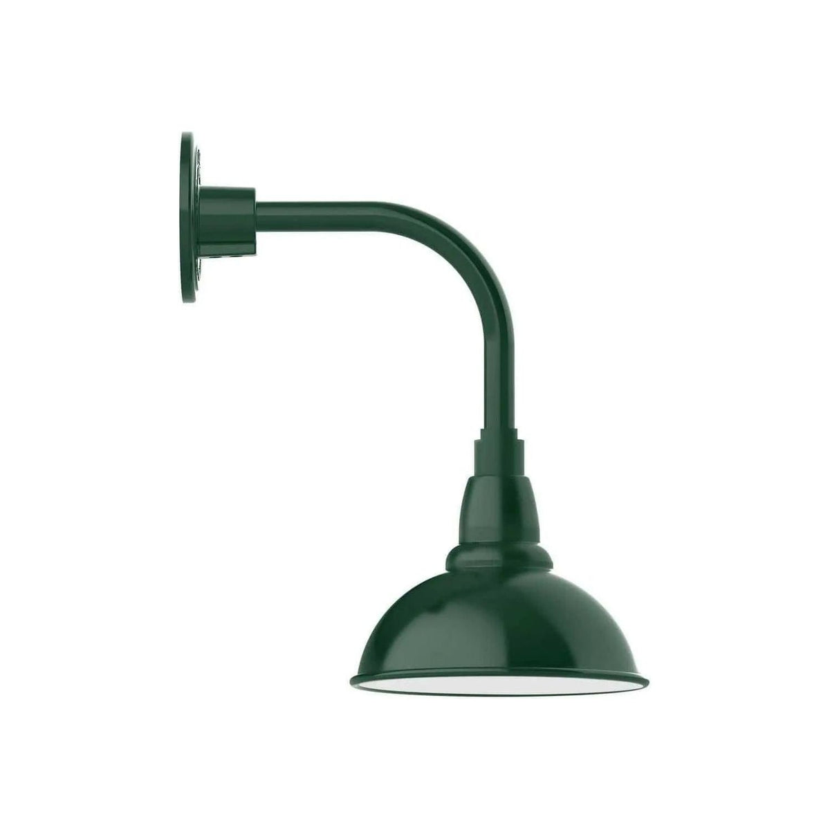 Montclair Light Works - Cafe 8" Curved Arm Wall Light - GNT105-42 | Montreal Lighting & Hardware
