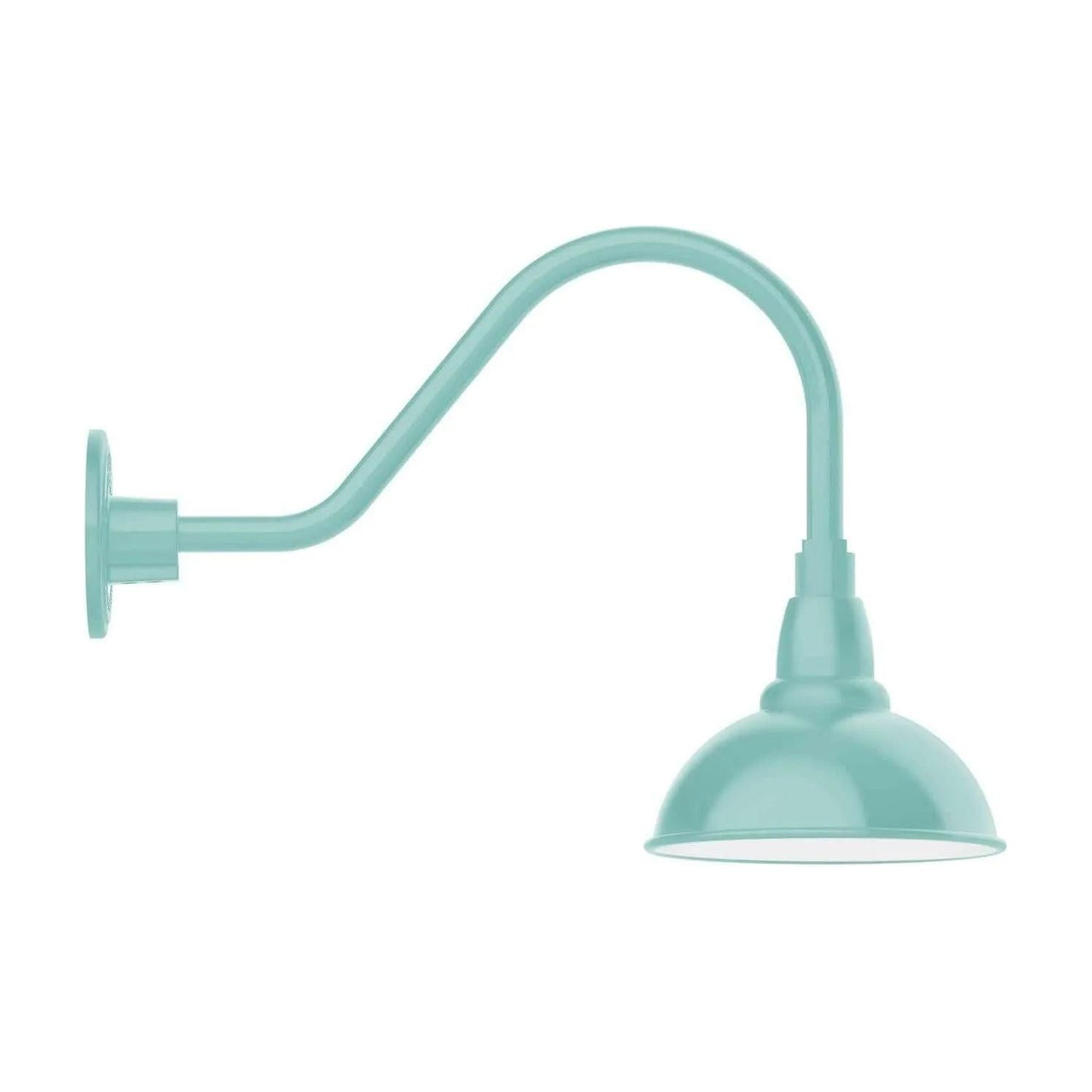 Montclair Light Works - Cafe 8" Gooseneck Wall Light - GNA105-48 | Montreal Lighting & Hardware