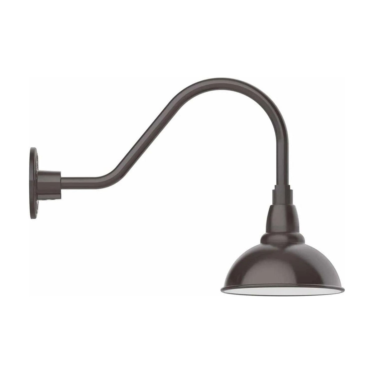 Montclair Light Works - Cafe 8" Gooseneck Wall Light - GNA105-51 | Montreal Lighting & Hardware