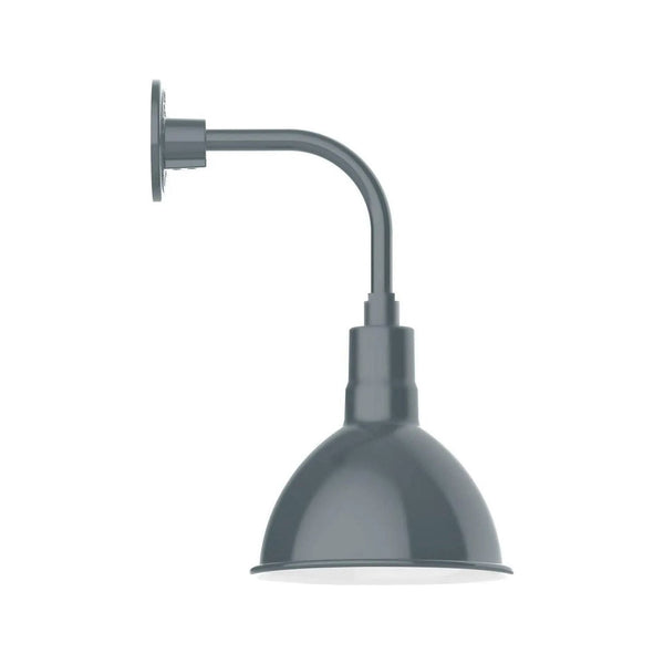 Deep Bowl 10" Curved Arm Wall Light