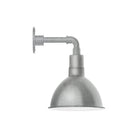 Montclair Light Works - Deep Bowl 10" Straight Arm Wall Light - GNM115-49 | Montreal Lighting & Hardware