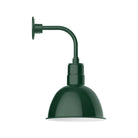 Montclair Light Works - Deep Bowl 12" Curved Arm Wall Light - GNT116-42 | Montreal Lighting & Hardware