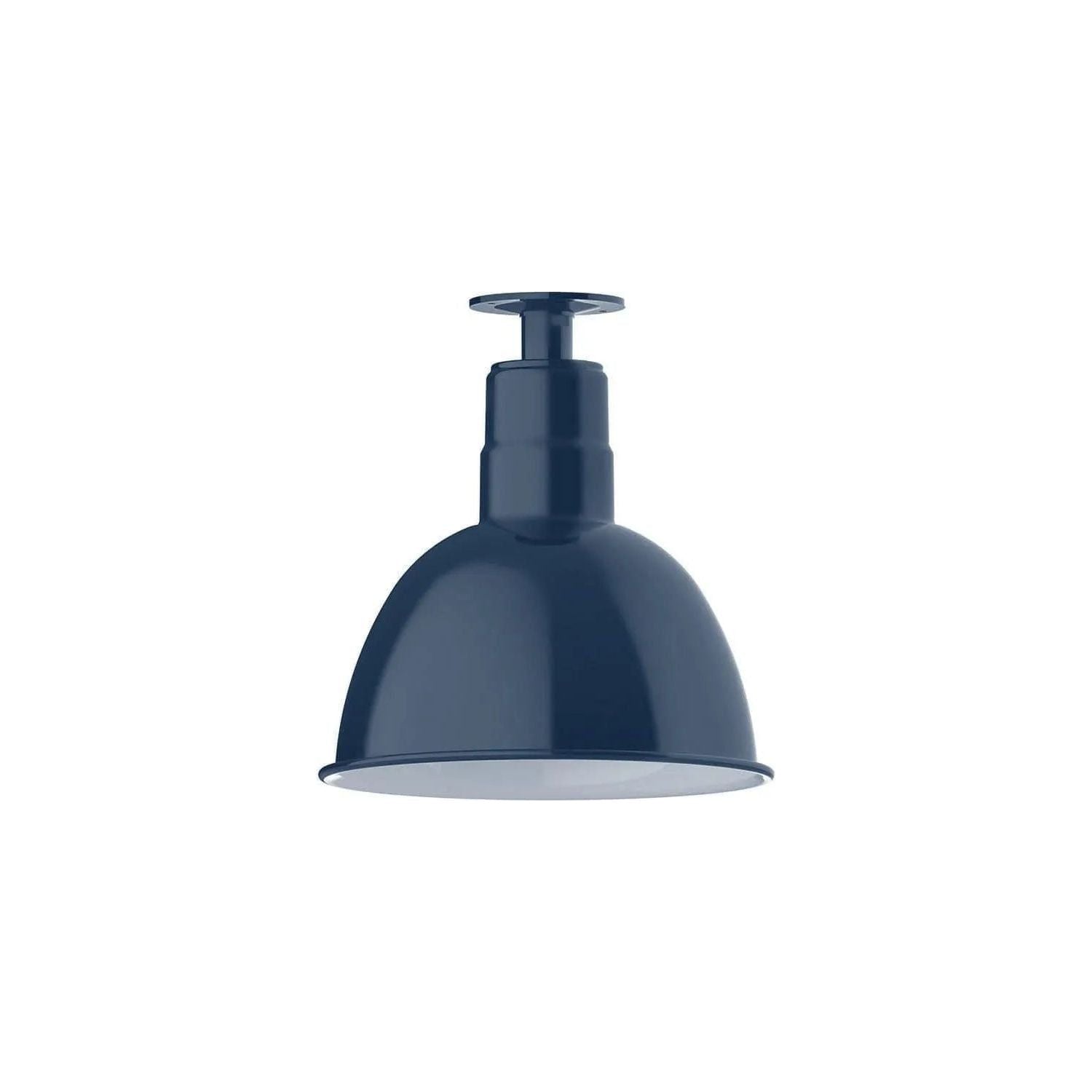 Montclair Light Works - Deep Bowl 12" Flush Mount - FMB116-50 | Montreal Lighting & Hardware