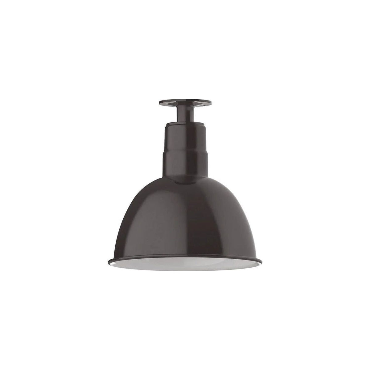 Montclair Light Works - Deep Bowl 12" Flush Mount - FMB116-51 | Montreal Lighting & Hardware