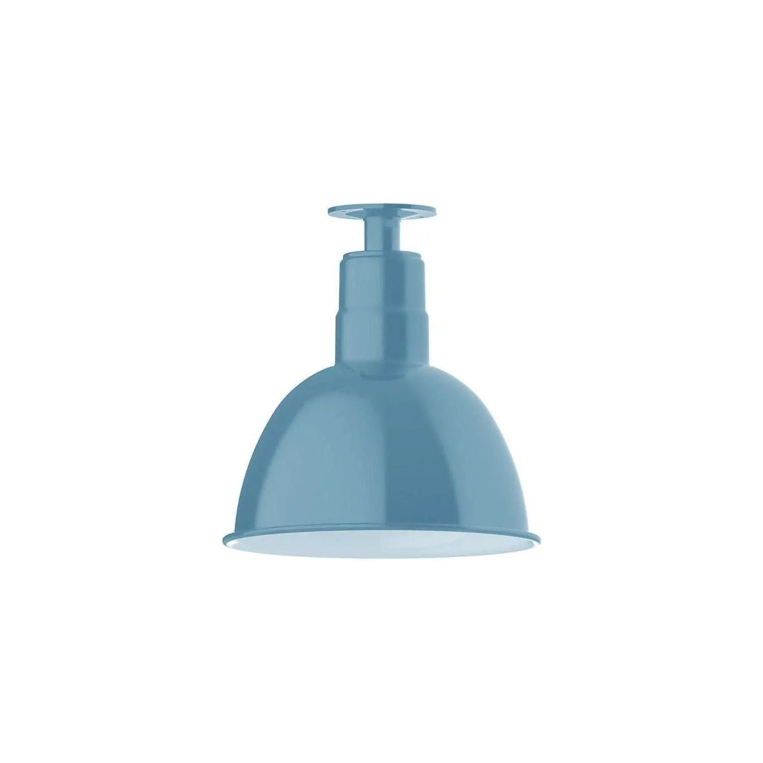 Montclair Light Works - Deep Bowl 12" Flush Mount - FMB116-54 | Montreal Lighting & Hardware