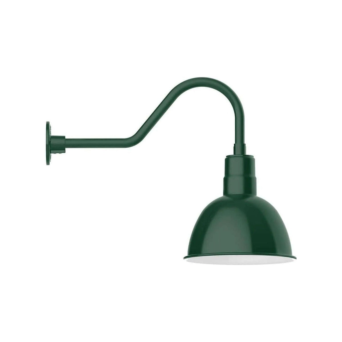 Montclair Light Works - Deep Bowl 12" Gooseneck Wall Light - GNB116-42 | Montreal Lighting & Hardware