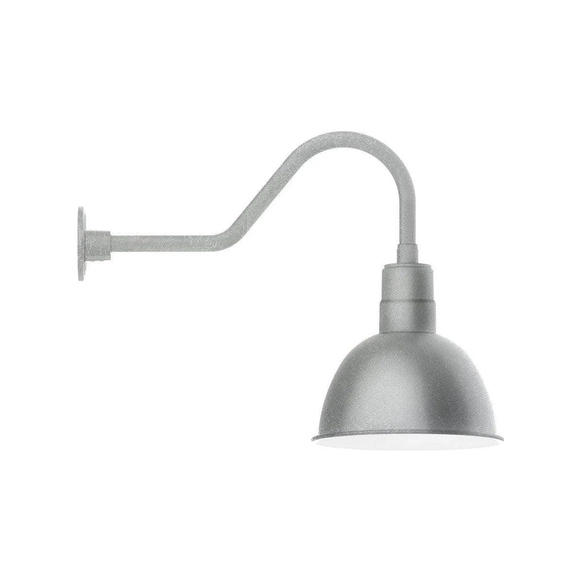 Montclair Light Works - Deep Bowl 12" Gooseneck Wall Light - GNB116-49 | Montreal Lighting & Hardware