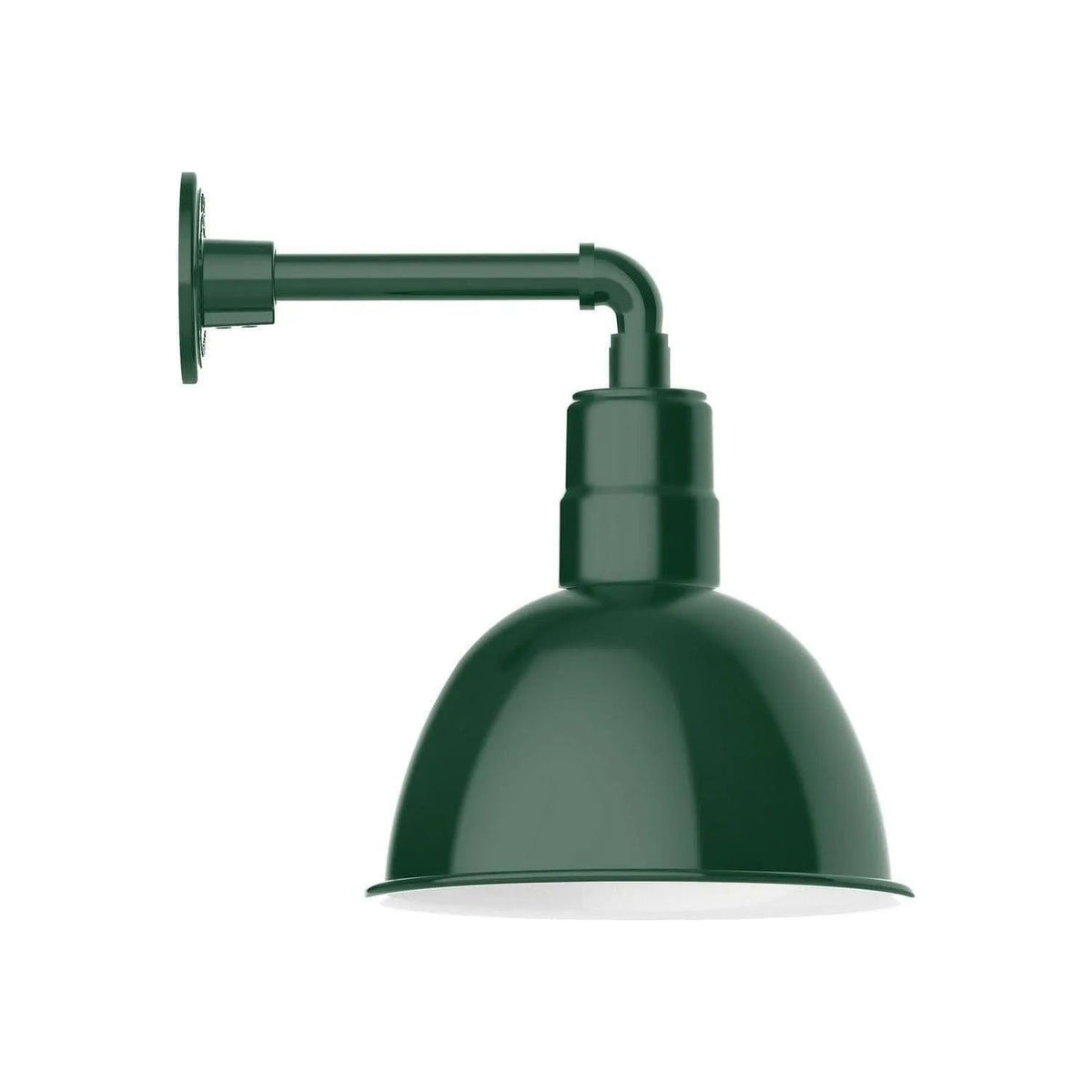 Montclair Light Works - Deep Bowl 12" Straight Arm Wall Light - GNN116-42 | Montreal Lighting & Hardware