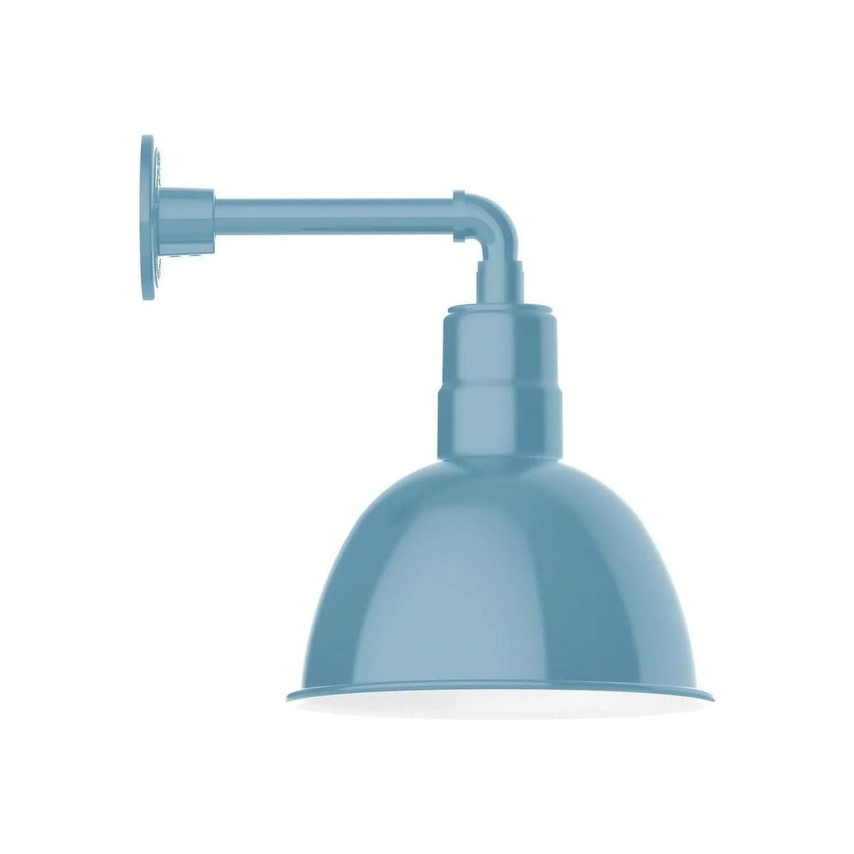 Montclair Light Works - Deep Bowl 12" Straight Arm Wall Light - GNN116-54 | Montreal Lighting & Hardware