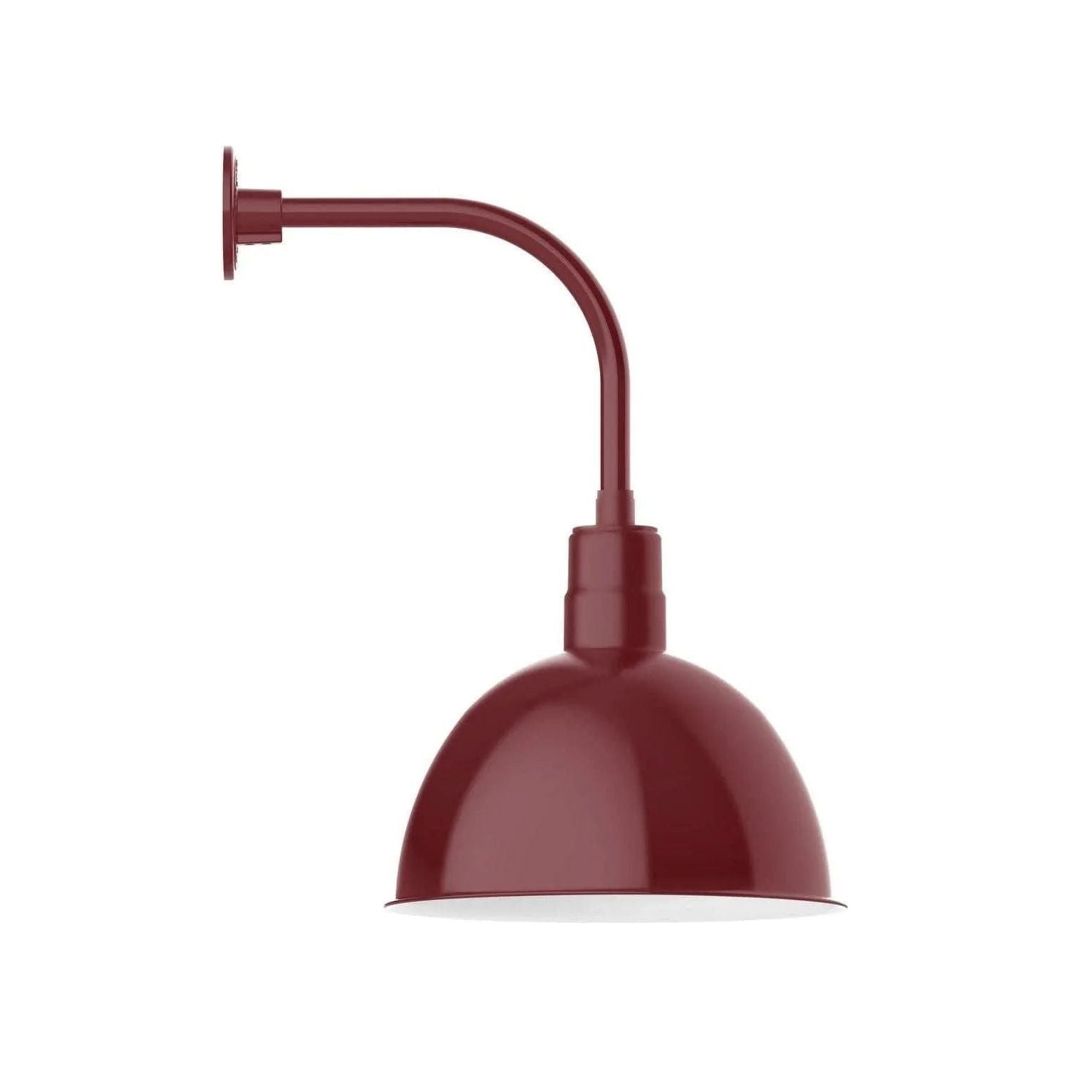 Montclair Light Works - Deep Bowl 16" Curved Arm Wall Light - GNU117-55 | Montreal Lighting & Hardware