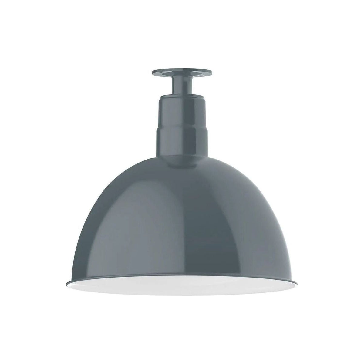 Montclair Light Works - Deep Bowl 16" Flush Mount - FMB117-40 | Montreal Lighting & Hardware