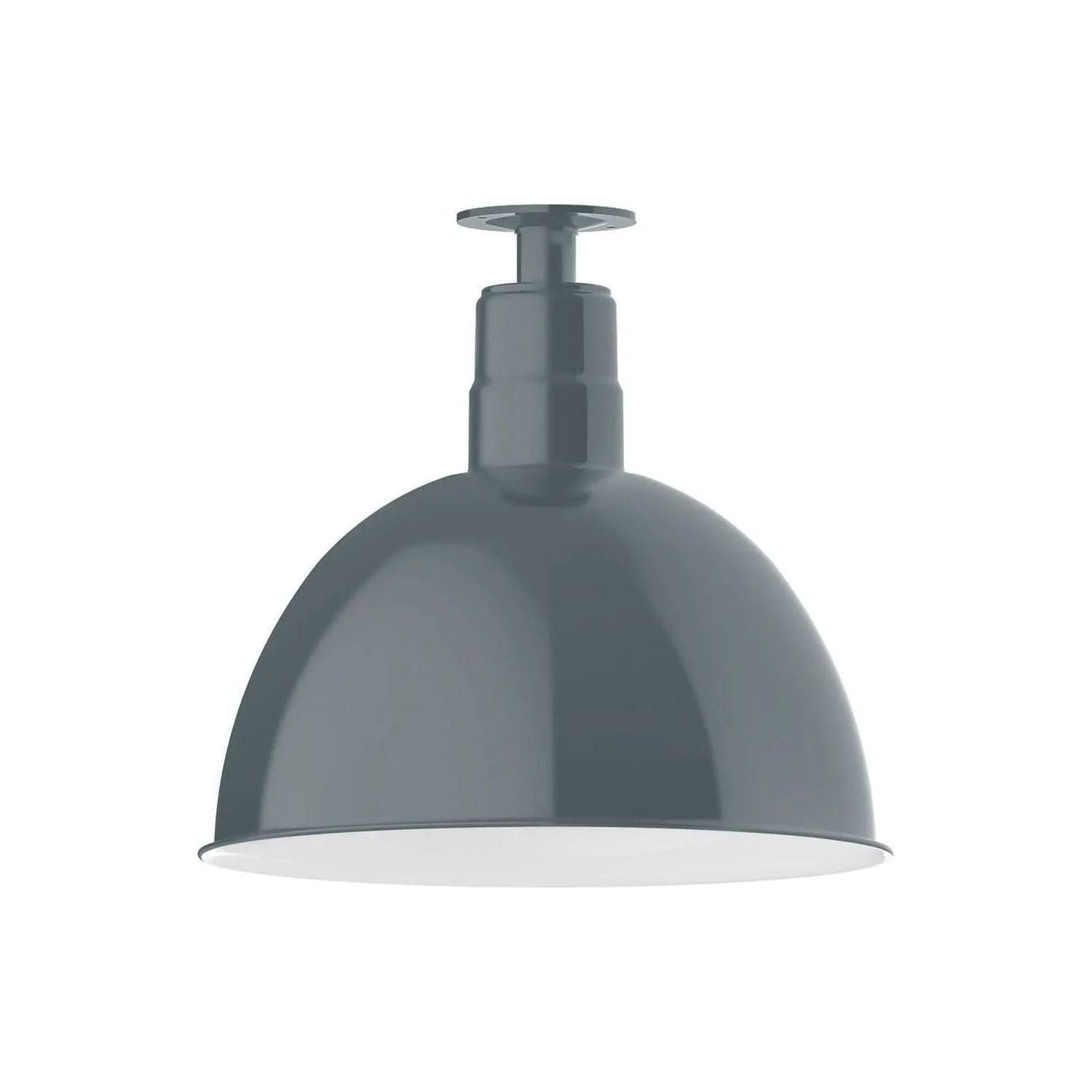 Montclair Light Works - Deep Bowl 16" Flush Mount - FMB117-40 | Montreal Lighting & Hardware