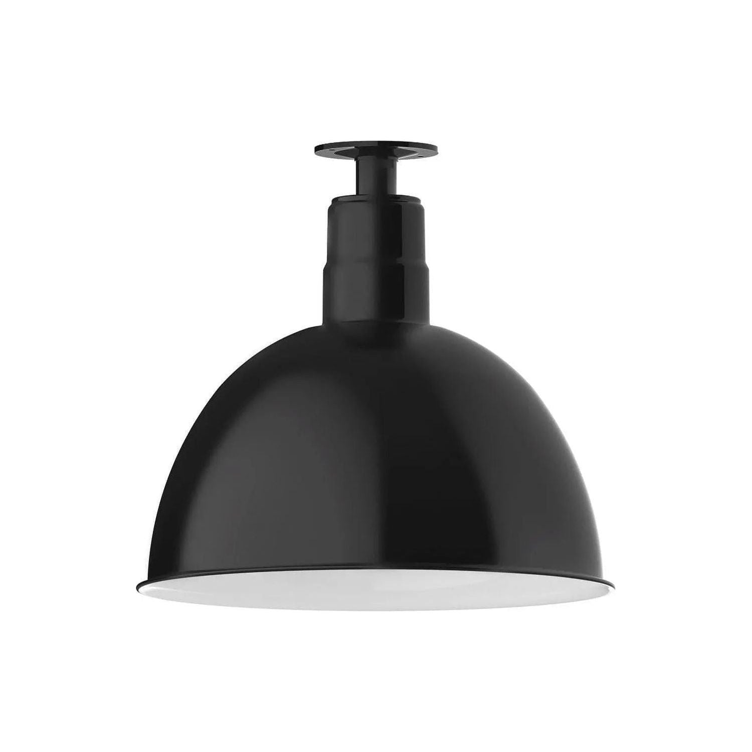 Montclair Light Works - Deep Bowl 16" Flush Mount - FMB117-40 | Montreal Lighting & Hardware