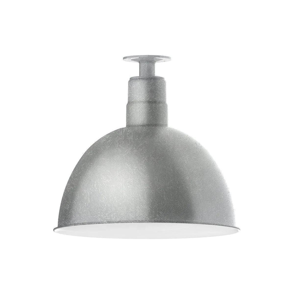 Montclair Light Works - Deep Bowl 16" Flush Mount - FMB117-49 | Montreal Lighting & Hardware