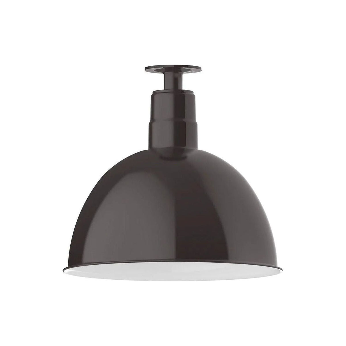 Montclair Light Works - Deep Bowl 16" Flush Mount - FMB117-51 | Montreal Lighting & Hardware