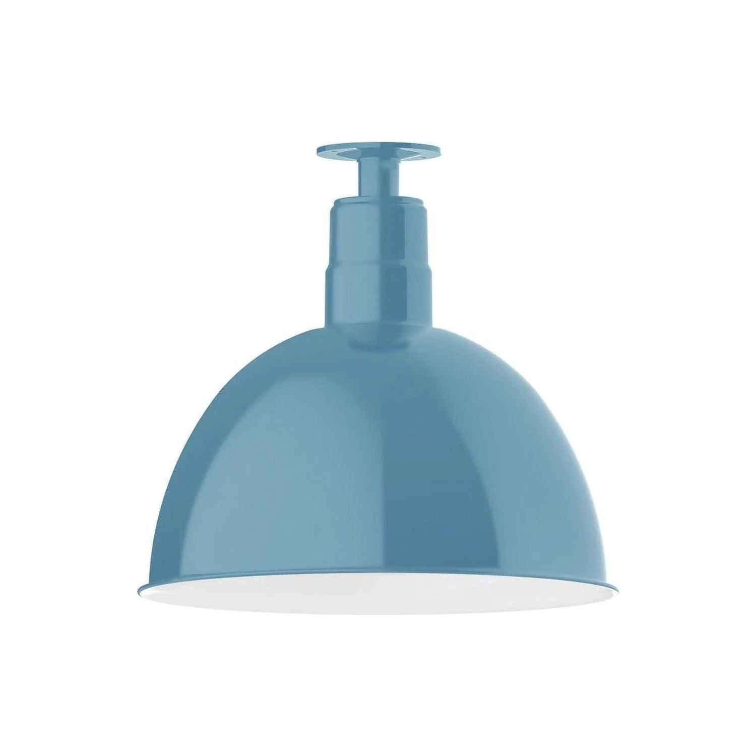 Montclair Light Works - Deep Bowl 16" Flush Mount - FMB117-54 | Montreal Lighting & Hardware