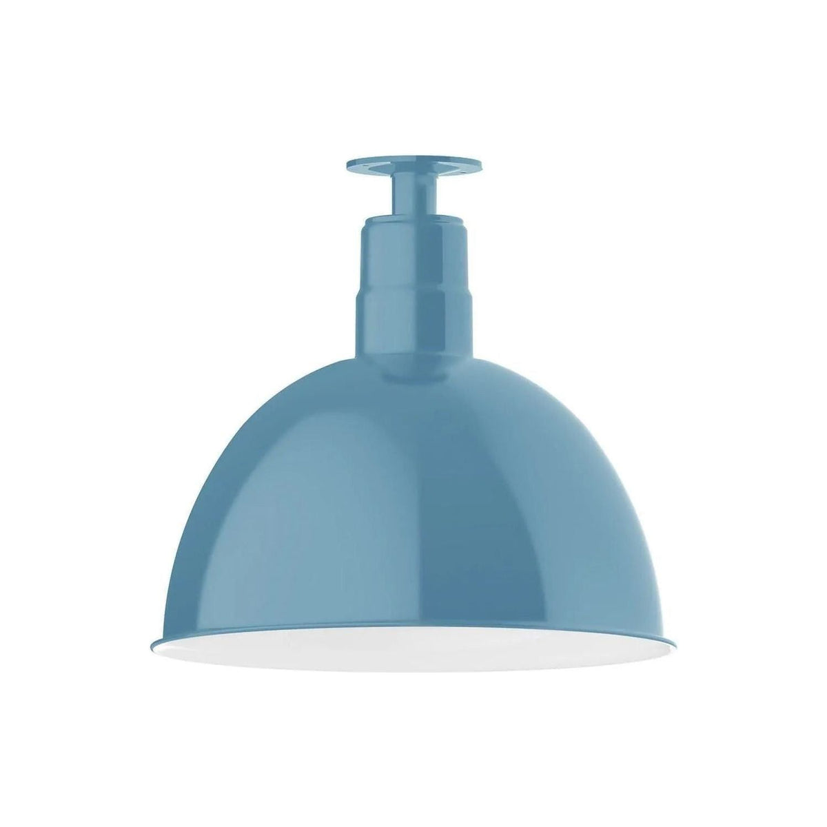 Montclair Light Works - Deep Bowl 16" Flush Mount - FMB117-54 | Montreal Lighting & Hardware