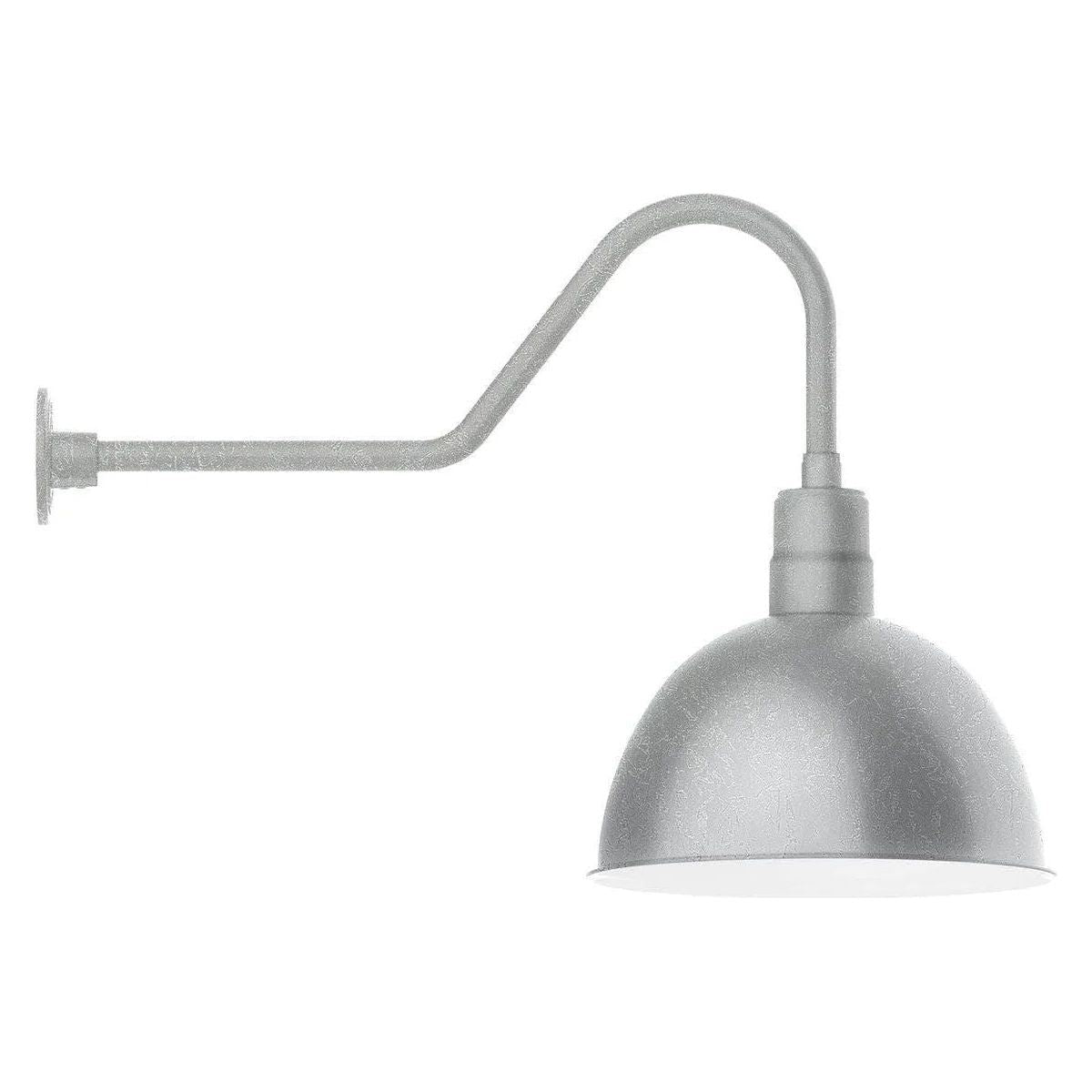 Montclair Light Works - Deep Bowl 16" Gooseneck Wall Light - GNC117-49 | Montreal Lighting & Hardware
