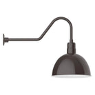 Montclair Light Works - Deep Bowl 16" Gooseneck Wall Light - GNC117-51 | Montreal Lighting & Hardware