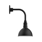 Montclair Light Works - Deep Bowl 8" Curved Arm Wall Light - GNT114-41 | Montreal Lighting & Hardware