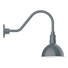 Montclair Light Works - Deep Bowl 8" Gooseneck Wall Light - GNA114-40 | Montreal Lighting & Hardware