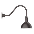 Montclair Light Works - Deep Bowl 8" Gooseneck Wall Light - GNA114-51 | Montreal Lighting & Hardware