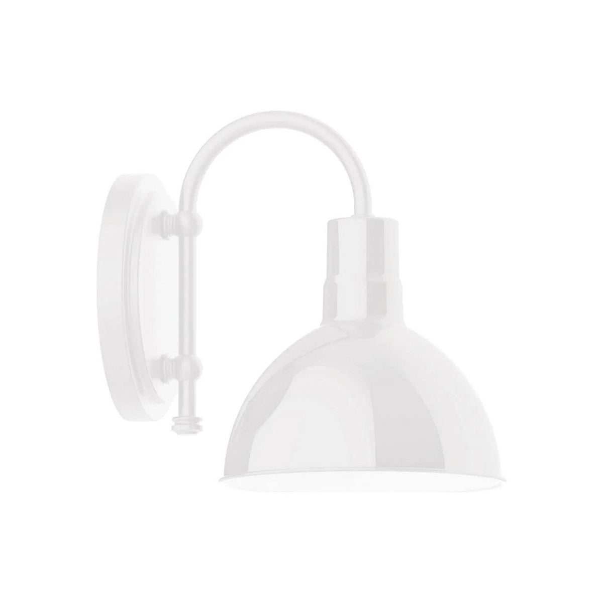 Montclair Light Works - Deep Bowl 8" Wall Sconce - SCB114-44 | Montreal Lighting & Hardware