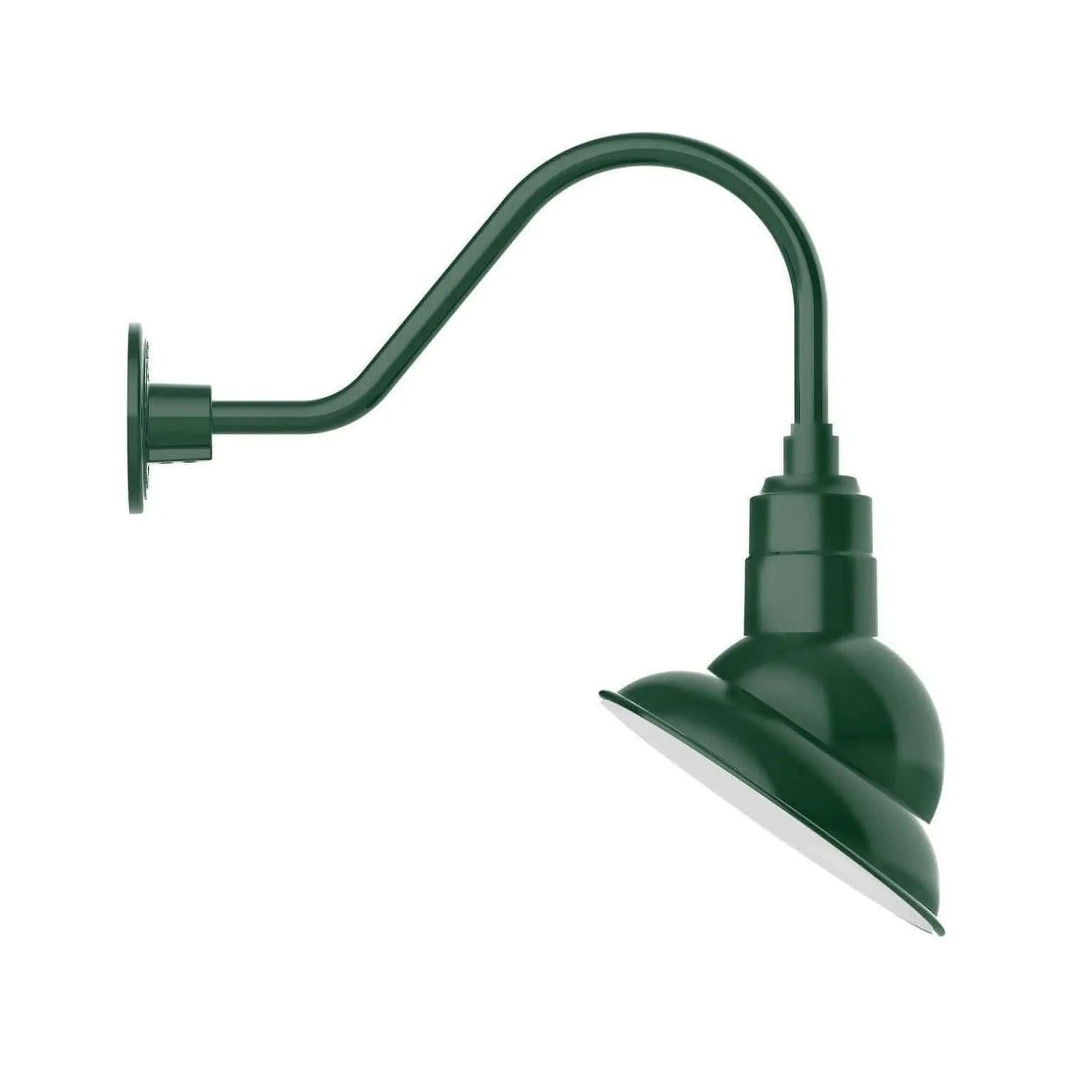 Montclair Light Works - Emblem 10" Gooseneck Wall Light - GNA120-42 | Montreal Lighting & Hardware
