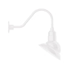 Montclair Light Works - Emblem 10" Gooseneck Wall Light - GNA120-44 | Montreal Lighting & Hardware