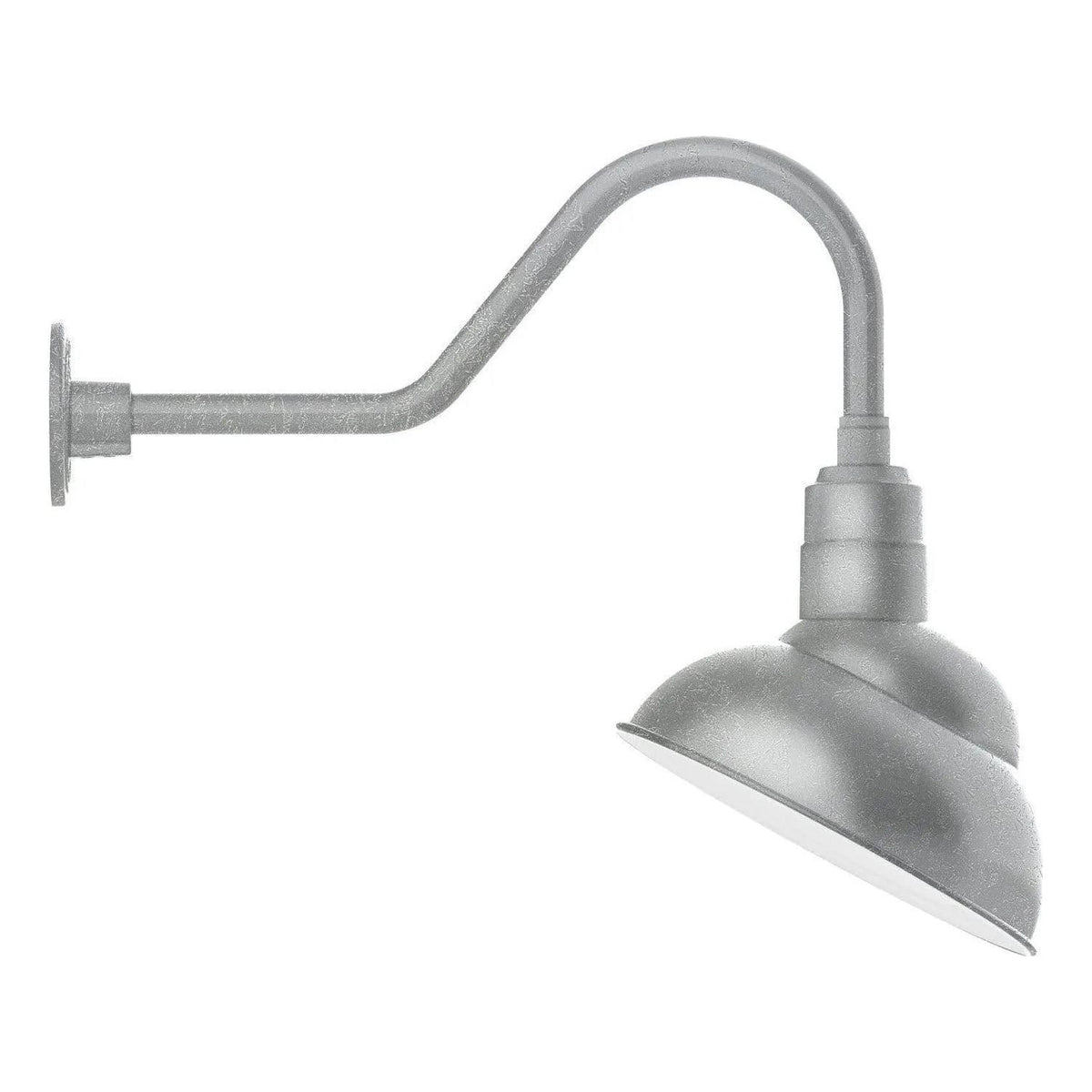 Montclair Light Works - Emblem 12" Gooseneck Wall Light - GNB121-49 | Montreal Lighting & Hardware
