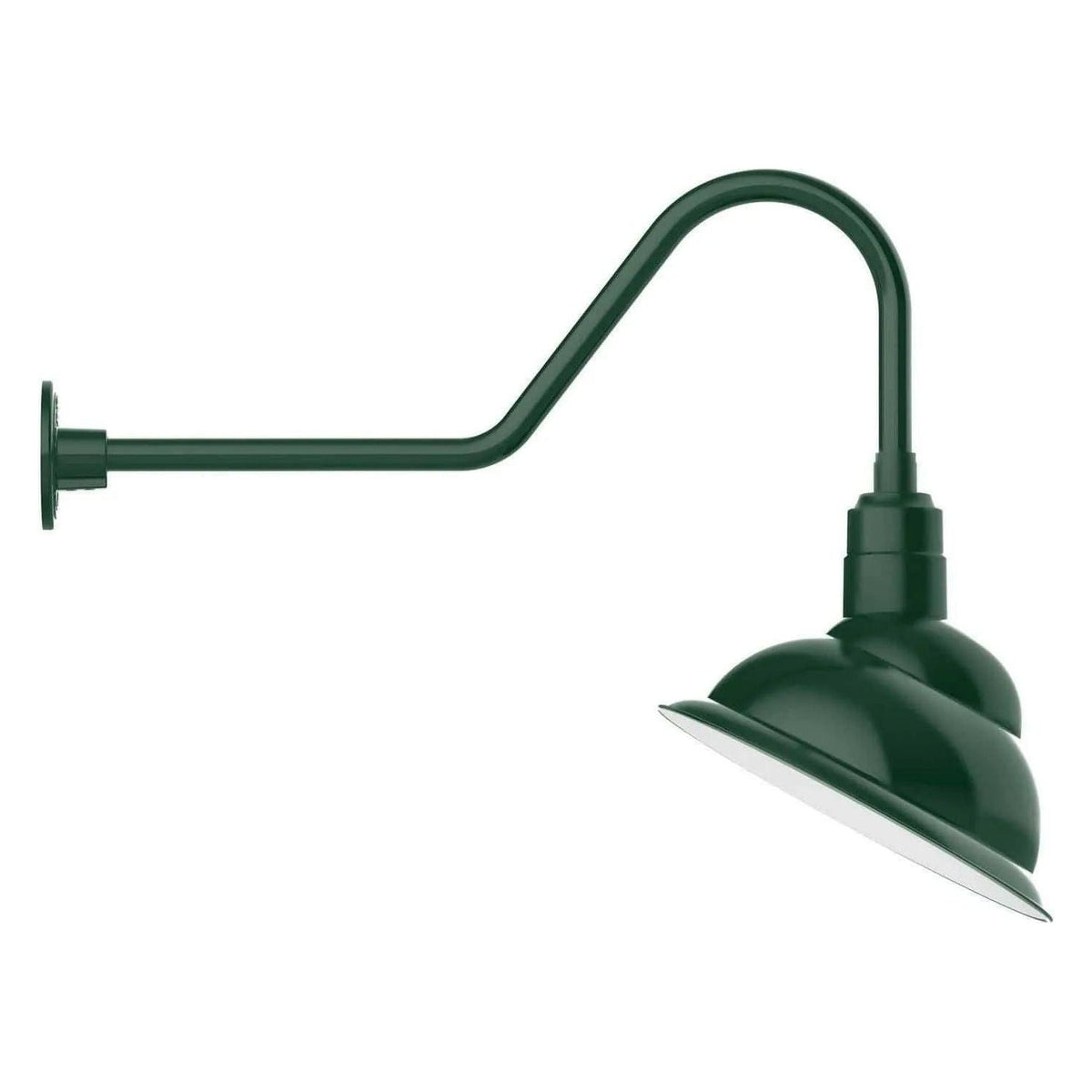 Montclair Light Works - Emblem 14" Gooseneck Wall Light - GNC122-42 | Montreal Lighting & Hardware