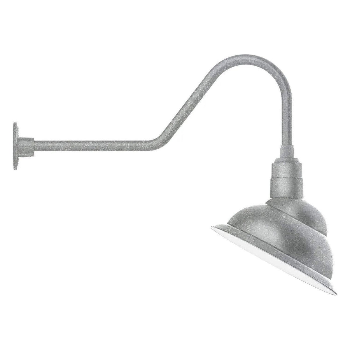 Montclair Light Works - Emblem 14" Gooseneck Wall Light - GNC122-49 | Montreal Lighting & Hardware