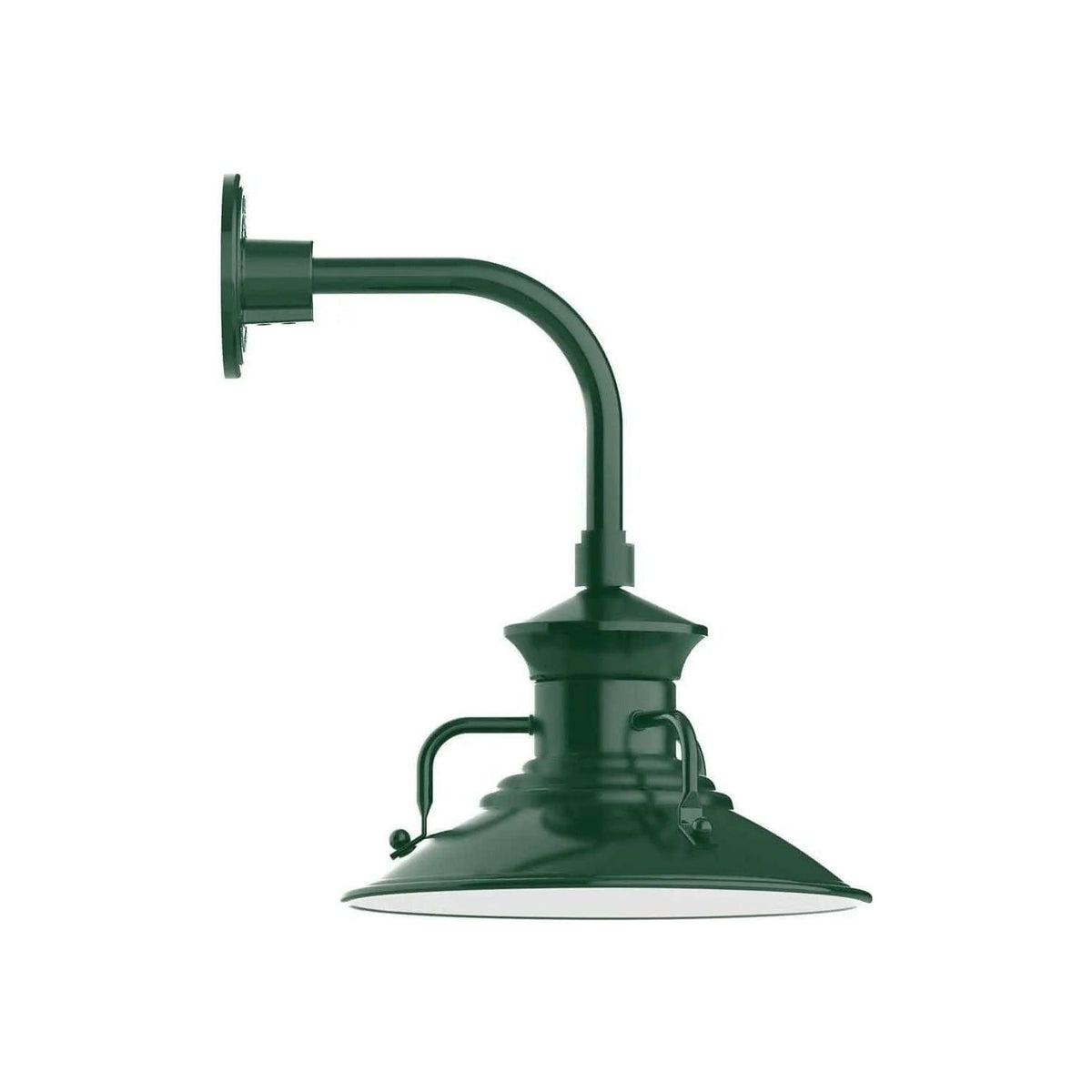 Montclair Light Works - Homestead 12" Curved Arm Wall Light - GNT142-42 | Montreal Lighting & Hardware